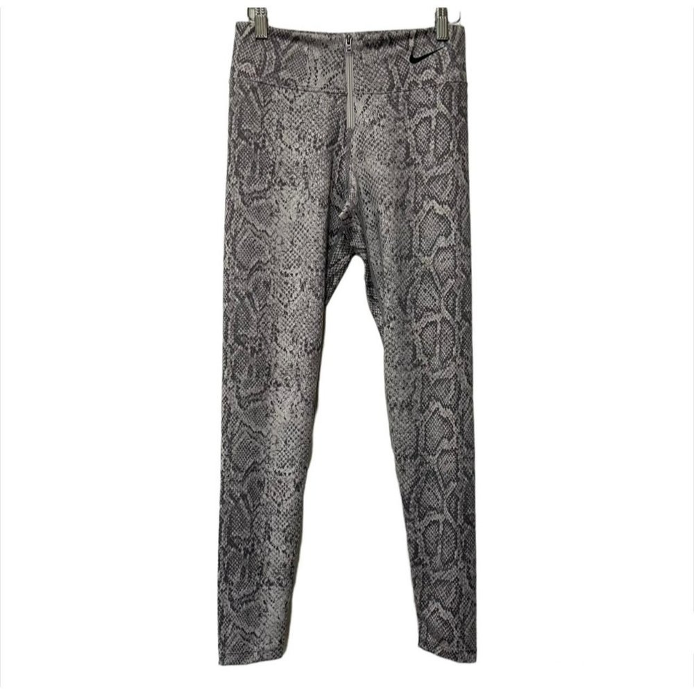 Nike Snakeskin Zip Leggings - Picture 2 of 5